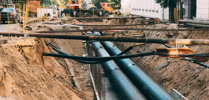 Underground Sprinkler Pipe Repair in West Haven, CT